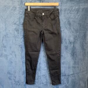 American Eagle Next Level‎ Stretch Black Skinny Jeans Size 4 Regular